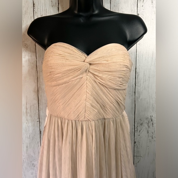 BHLDN Va Et Vien | Stunning Full Length Strapless Tulle Dress - Picture 14 of 16